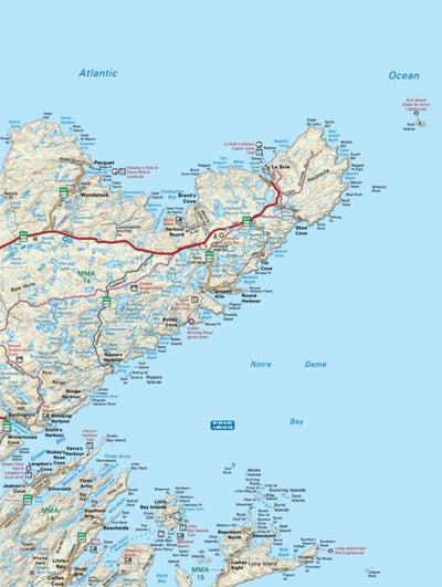 NLNL51 Burlington Newfoundland and Labrador Topo Preview 1