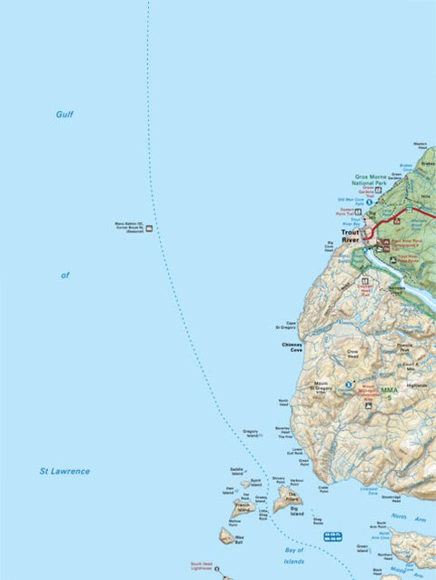 NLNL39 Trout River Newfoundland and Labrador Topo Preview 1