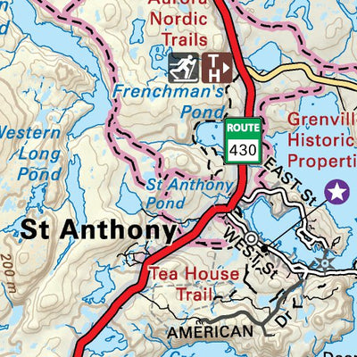 NLNL63 St Anthony Newfoundland and Labrador Topo Preview 3