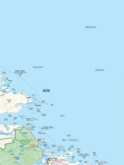 NLNL73 Cartwright Newfoundland and Labrador Topo Preview 1