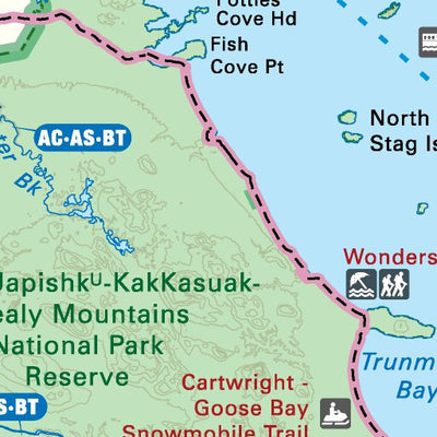 NLNL73 Cartwright Newfoundland and Labrador Topo Preview 3