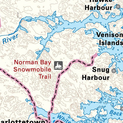 NLNL68 Mary's Harbour Newfoundland and Labrador Topo Preview 3