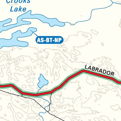NLNL67 Happy Valley Goose Bay Newfoundland and Labrador Topo Preview 2