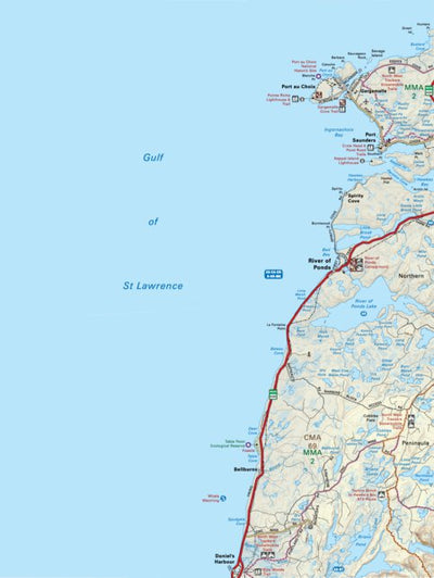 NLNL55 Port aux Choix Newfoundland and Labrador Topo Preview 1