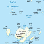 NLNL58 Bird Cove Inset Newfoundland and Labrador Topo Preview 1