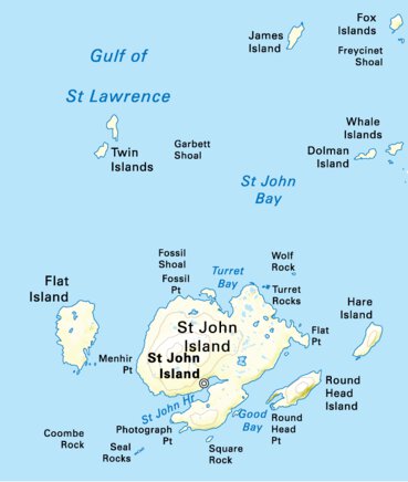 NLNL58 Bird Cove Inset Newfoundland and Labrador Topo Preview 1