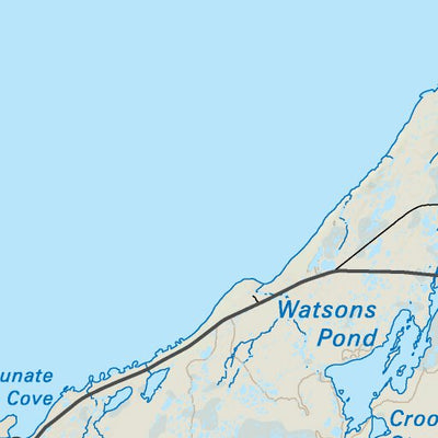 NLNL62 Cook's Harbour Newfoundland and Labrador Topo Preview 2