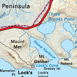 NLNL62 Cook's Harbour Newfoundland and Labrador Topo Preview 3