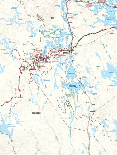 NLNL64 Labrador City Newfoundland and Labrador Topo Preview 1