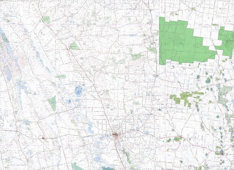 Getlost Map 7024 NARACOORTE Victoria Topographic Map V16b 1:75,000 Preview 1