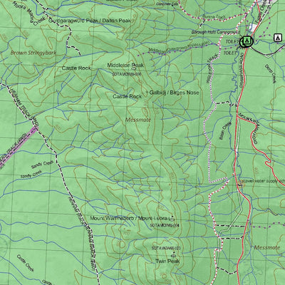 Getlost Map 7323-7423 GRAMPIANS-ARARAT Victoria Topographic Map V16b 1:75,000 Preview 2