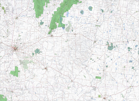Getlost Map 7322-7422 HAMILTON-WILLAURA Victoria Topographic Map V16b 1:75,000 Preview 1