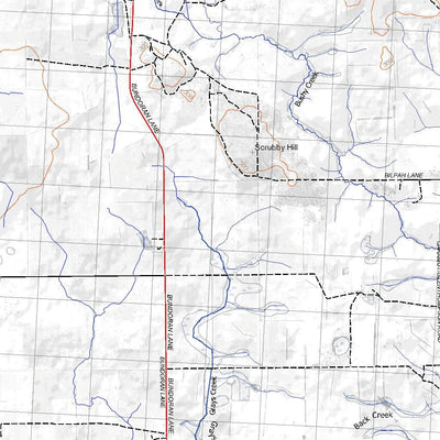 Getlost Map 7322-7422 HAMILTON-WILLAURA Victoria Topographic Map V16b 1:75,000 Preview 2