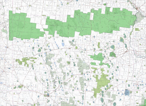 Getlost Map 7124-7224 GOROKE-NATIMUK Victoria Topographic Map V16b 1:75,000 Preview 1
