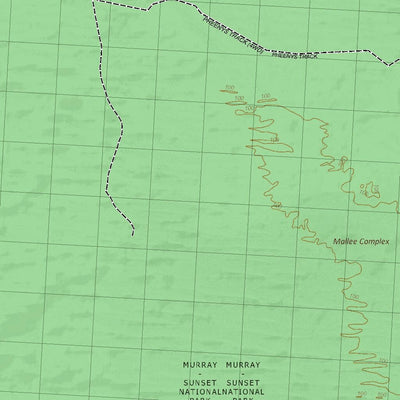 Getlost Map 7128-7228 BELLBIRD-SUNSET Victoria Topographic Map V16b 1:75,000 Preview 2