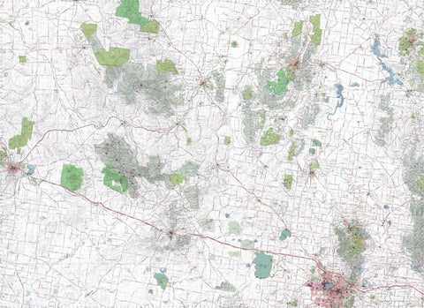 Getlost Map 7523-7623 BEAUFORT-CRESWICK Victoria Topographic Map V16b 1:75,000 Preview 1