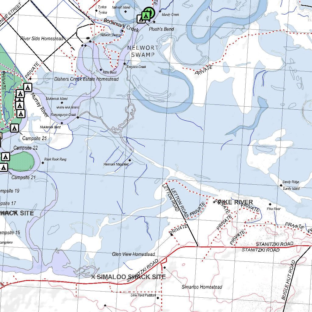 Getlost Map 7029 RENMARK Victoria Topographic Map V16b 1:75,000 by ...