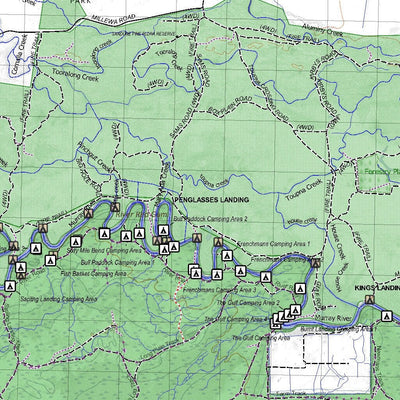 Getlost Map 7926-8026 TUPPAL-BERRIGAN Victoria Topographic Map V16b 1:75,000 Preview 3