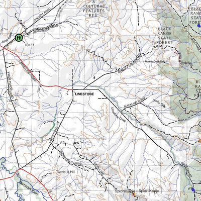 Getlost Map 7923-8023 YEA-ALEXANDRA Victoria Topographic Map V16b 1:75,000 Preview 2