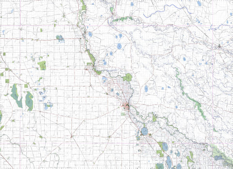 Getlost Map 7527-7627 NYAH-SWAN HILL Victoria Topographic Map V16b 1:75,000 Preview 1