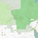 Getlost Map 7126-7226 WALLOWA-ALBACUTYA Victoria Topographic Map V16b 1:75,000 Preview 1