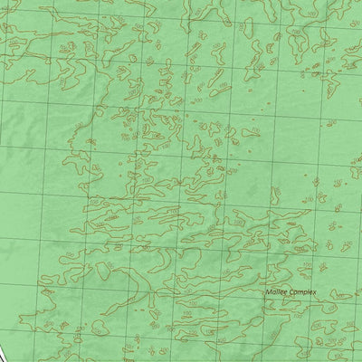 Getlost Map 7126-7226 WALLOWA-ALBACUTYA Victoria Topographic Map V16b 1:75,000 Preview 3