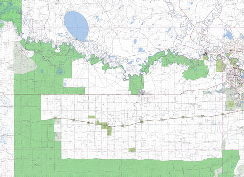 Getlost Map 7129-7229 LINDSAY-WENTWORTH Victoria Topographic Map V16b 1:75,000 Preview 1