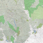 Getlost Map 8122-8222 MATLOCK-MAFFRA Victoria Topographic Map V16b 1:75,000 Preview 1