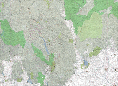 Getlost Map 8122-8222 MATLOCK-MAFFRA Victoria Topographic Map V16b 1:75,000 Preview 1