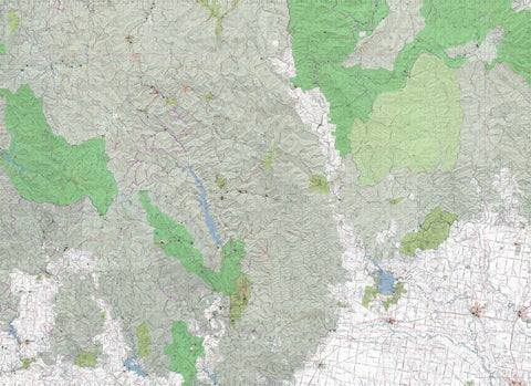 Getlost Map 8122-8222 MATLOCK-MAFFRA Victoria Topographic Map V16b 1:75,000 Preview 1