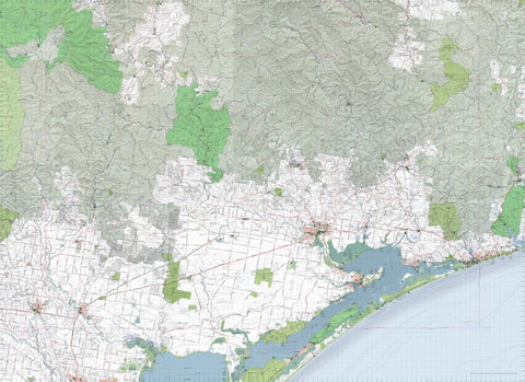 Getlost Map 8322-8422 STRATFORDBAIRNSDALE Victoria Topographic Map V16b 1:75,000 Preview 1