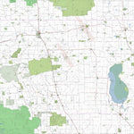 Getlost Map 7327-7427 OUYEN-TYRRELL Victoria Topographic Map V16b 1:75,000 Preview 1