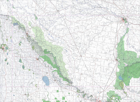 Getlost Map 7726-7826 COHUNA-MATHOURA Victoria Topographic Map V16b 1:75,000 Preview 1
