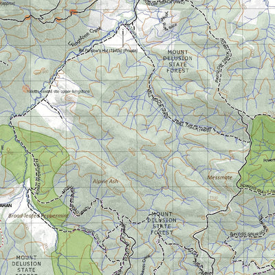 Getlost Map 8323-8423 DARGO-OMEO Victoria Topographic Map V16b 1:75,000 Preview 2