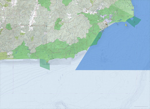 Getlost Map 8722-8822 CANN-MALLACOOTA Victoria Topographic Map V16b 1:75,000 Preview 1