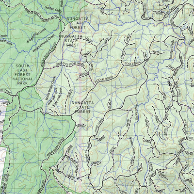 Getlost Map 8723-8823 CRAIGIE-EDEN Victoria Topographic Map V16b 1:75,000 Preview 2