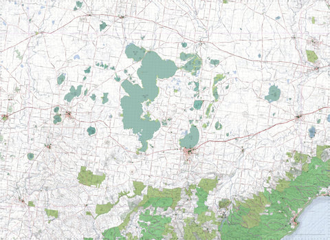 Getlost Map 7521-7621 CORANGAMITE-COLAC Victoria Topographic Map V16b 1:75,000 Preview 1