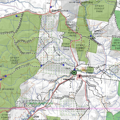 Getlost Map 7521-7621 CORANGAMITE-COLAC Victoria Topographic Map V16b 1:75,000 Preview 3