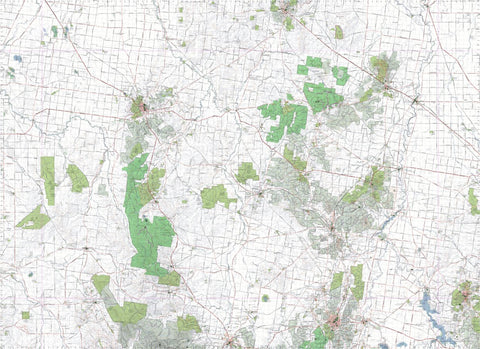 Getlost Map 7524-7624 ST ARNAUD-DUNOLLY Victoria Topographic Map V16b 1:75,000 Preview 1