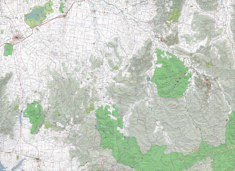 Getlost Map 8124-8224 WHITFIELD-BUFFALO Victoria Topographic Map V16b 1:75,000 Preview 1