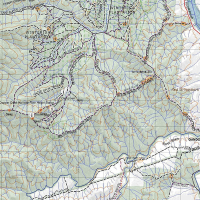 Getlost Map 8124-8224 WHITFIELD-BUFFALO Victoria Topographic Map V16b 1:75,000 Preview 3