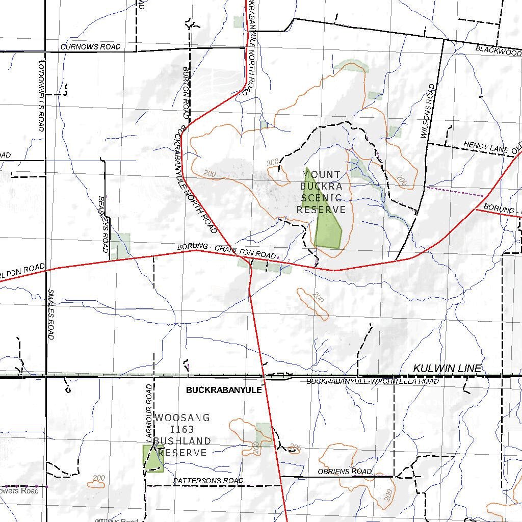 Getlost Map 7525-7625 CHARLTON-WEDDERBURN Victoria Topographic Map V16b ...