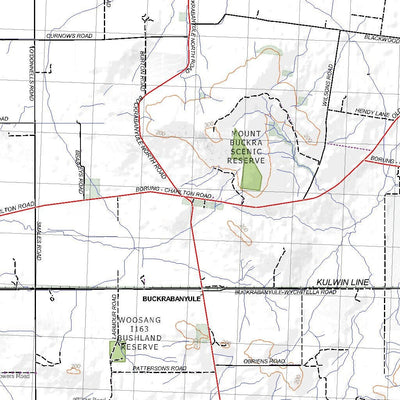 Getlost Map 7525-7625 CHARLTON-WEDDERBURN Victoria Topographic Map V16b 1:75,000 Preview 2