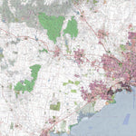 Getlost Map 7722-7822 BACCHUS MARSH-MELBOURNE Victoria Topographic Map V16b 1:75,000 Preview 1