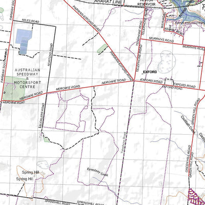 Getlost Map 7722-7822 BACCHUS MARSH-MELBOURNE Victoria Topographic Map V16b 1:75,000 Preview 2