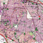 Getlost Map 7722-7822 BACCHUS MARSH-MELBOURNE Victoria Topographic Map V16b 1:75,000 Preview 3