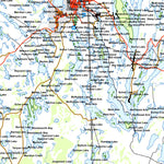 Rural Roads Map by GoTrekkers - Lac la ronge to Duck Mountain Saskatchewan Preview 3