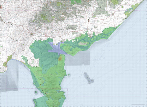 Getlost Map 8120-8220 FOSTER-YARRAM Victoria Topographic Map V16b 1:75,000 Preview 1