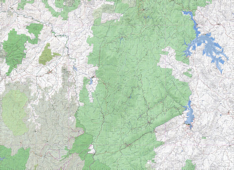 Getlost Map 8525 KOSCIUSZKO Victoria Topographic Map V16b 1:75,000 Preview 1