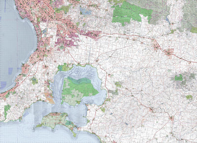 Getlost Map 7921-8021 WESTERN PORT-WARRAGUL Victoria Topographic Map V16b 1:75,000 Preview 1